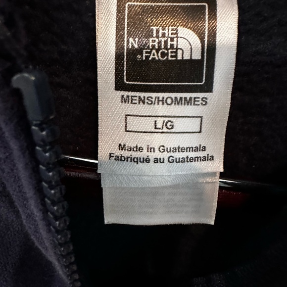 The North Face blue zip up hoodie. Size Large. - Picture 4 of 5